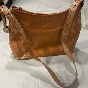 Brahmin Tan Leather Shoulder Bag
